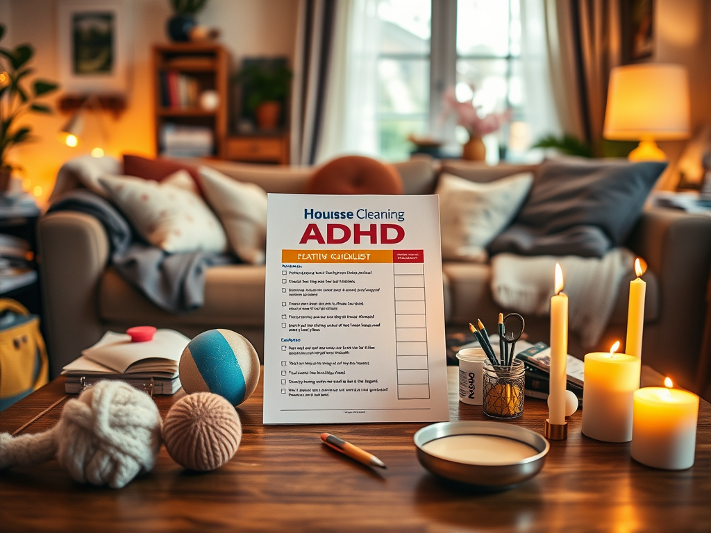 The ADHD House Cleaning Checklist (Downloadable PDF)